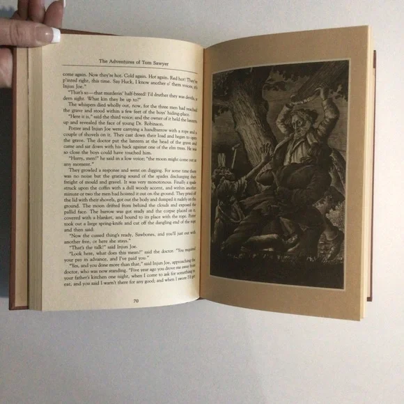 Tom Sawyer by Mark Twain Hardcover Book - Picture 9 of 14